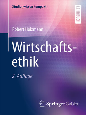 cover image of Wirtschaftsethik